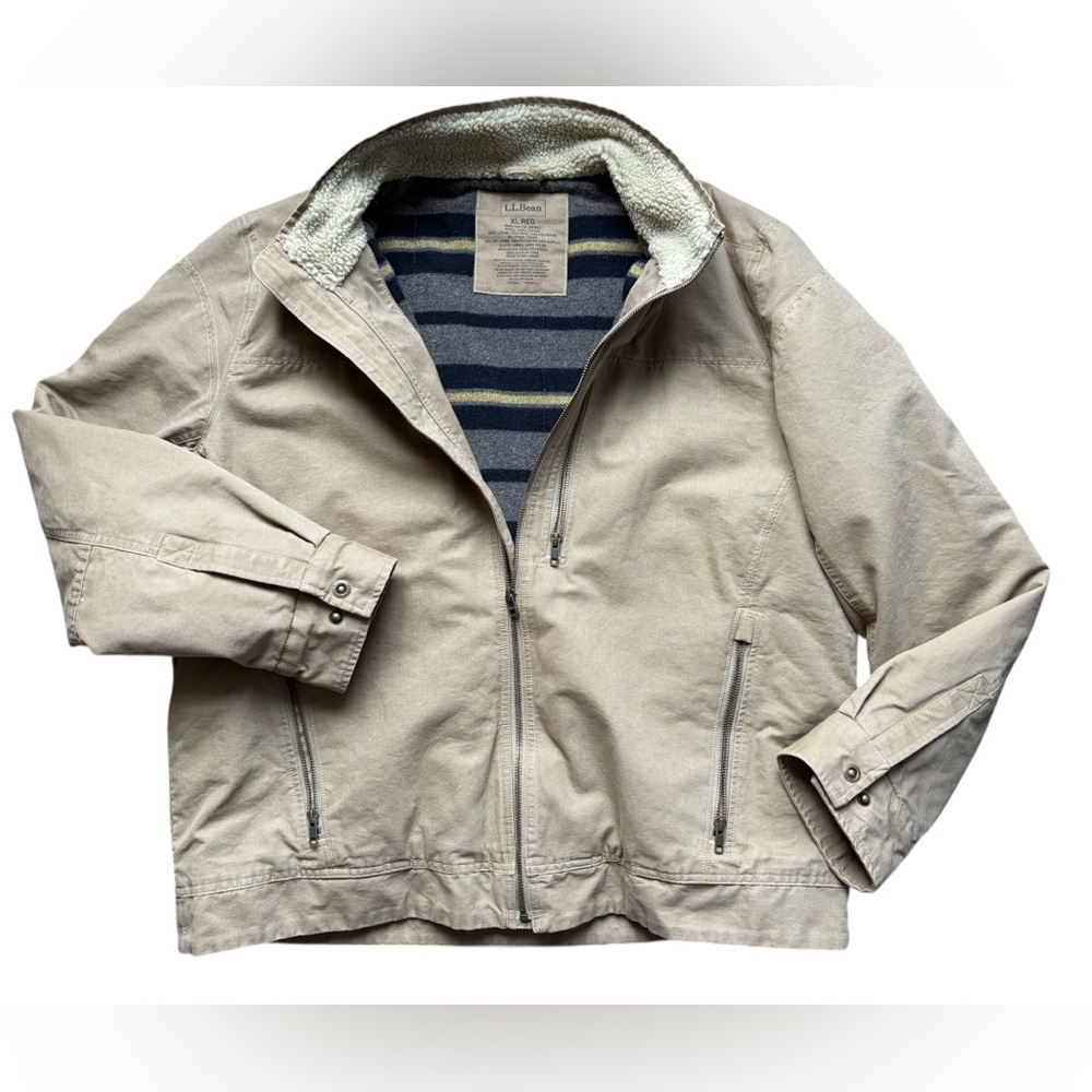 L.L. Bean Beige Performance Jacket